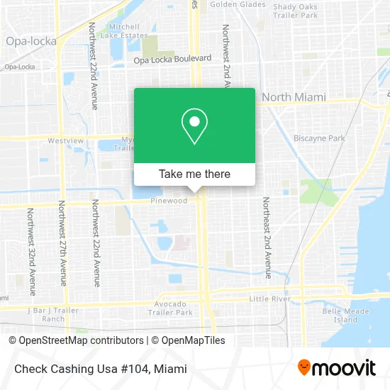 Check Cashing Usa #104 map