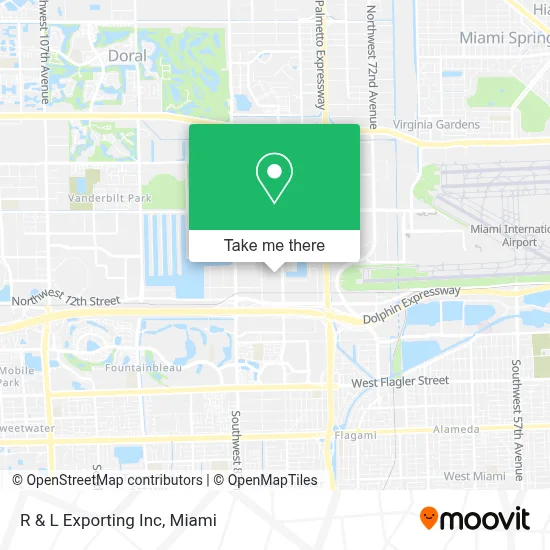 R & L Exporting Inc map