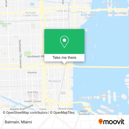 Balmain map