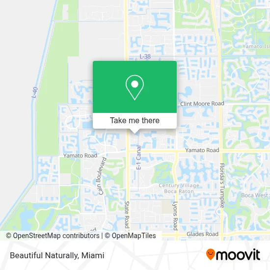 Beautiful Naturally map