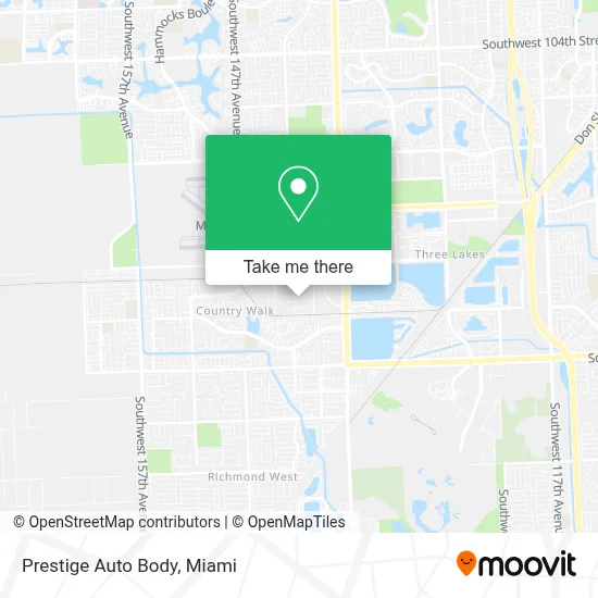 Prestige Auto Body map