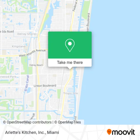Arlette's Kitchen, Inc. map