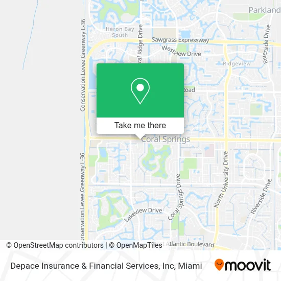 Depace Insurance & Financial Services, Inc map