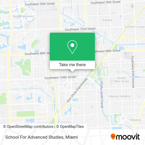 School For Advanced Studies map