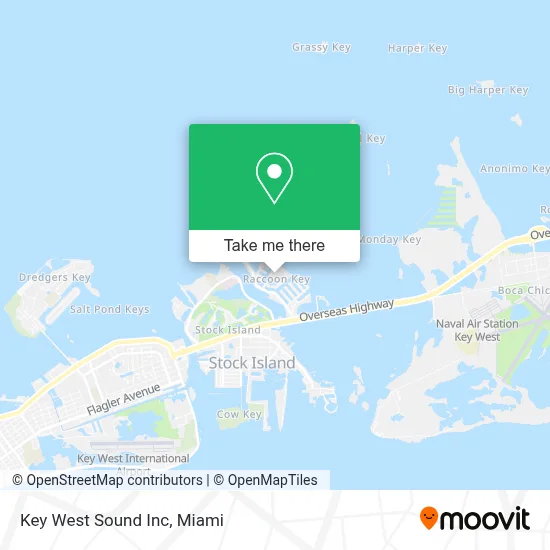 Key West Sound Inc map
