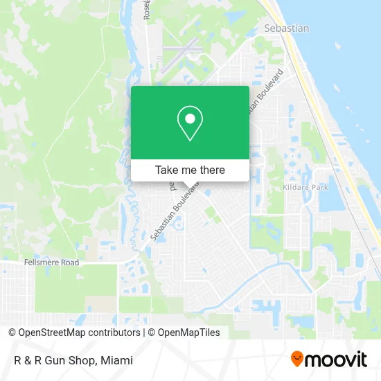 R & R Gun Shop map