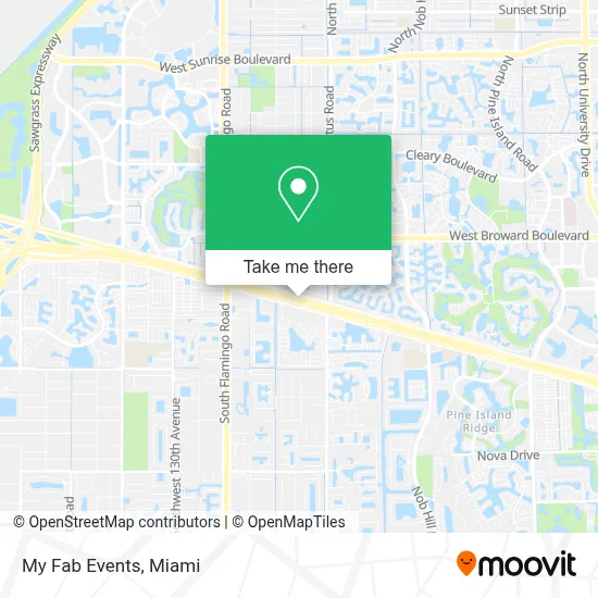 My Fab Events map