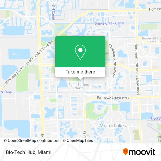 Bio-Tech Hub map