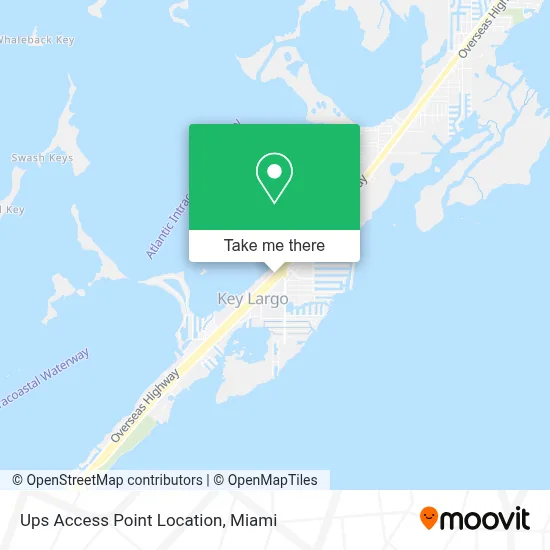 Ups Access Point Location map