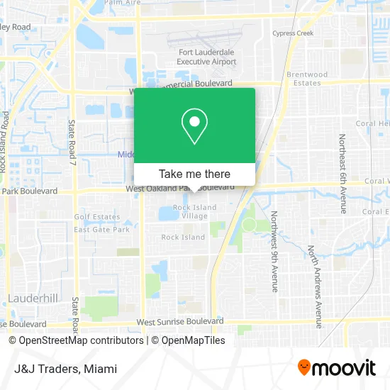 J&J Traders map