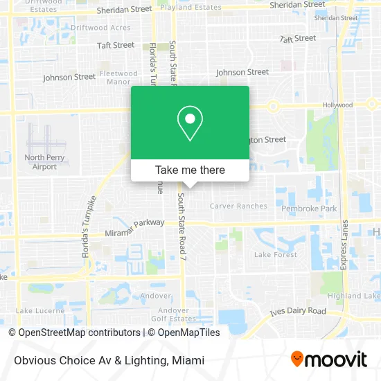 Obvious Choice Av & Lighting map