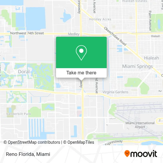 Reno Florida map