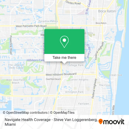 Navigate Health Coverage - Steve Van Loggerenberg map