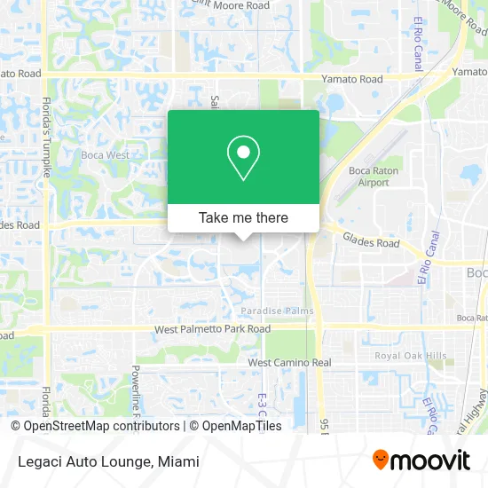 Legaci Auto Lounge map
