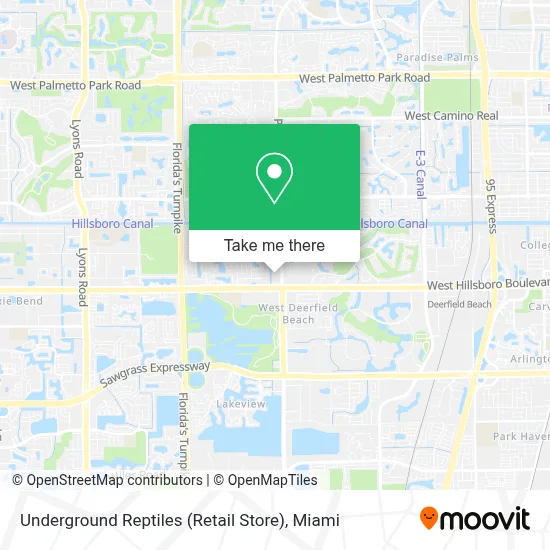 Underground Reptiles (Retail Store) map
