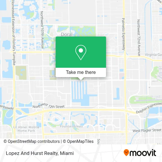 Lopez And Hurst Realty map