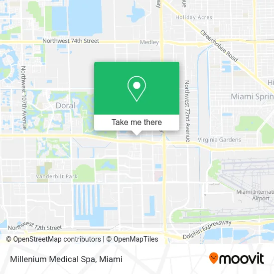 Millenium Medical Spa map