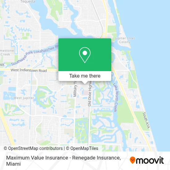 Maximum Value Insurance - Renegade Insurance map
