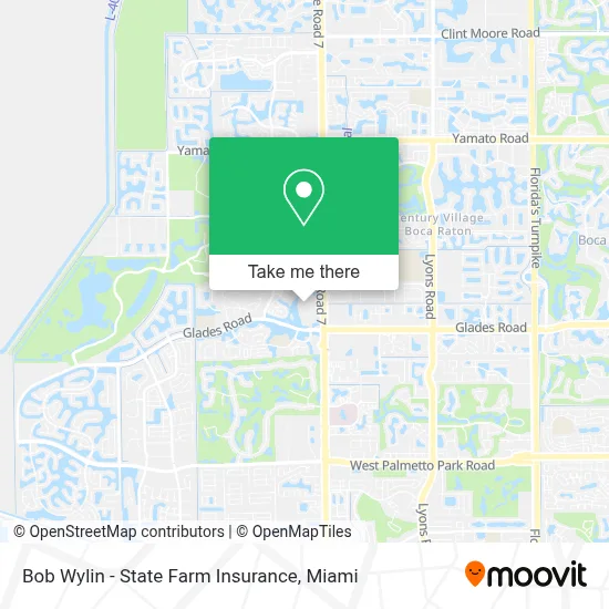 Bob Wylin - State Farm Insurance map
