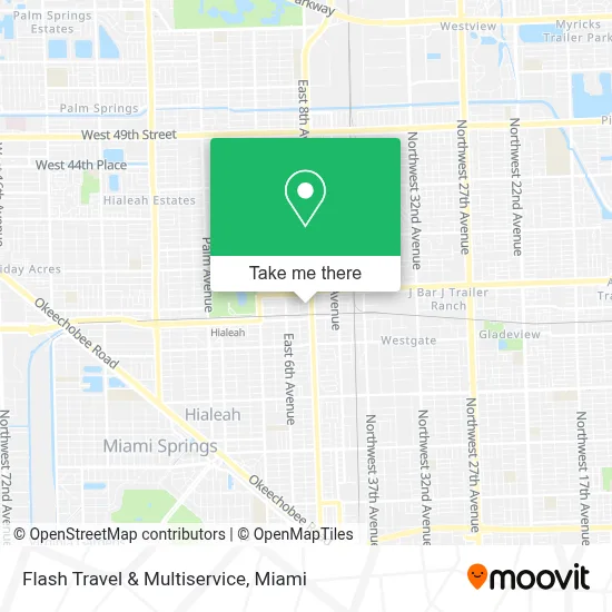 Flash Travel & Multiservice map