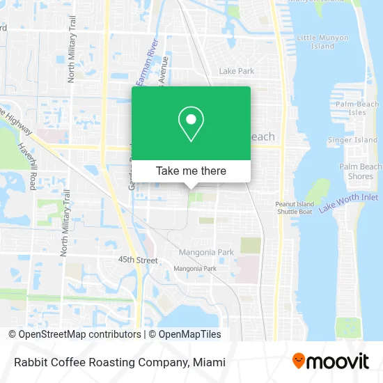 Rabbit Coffee Roasting Company map