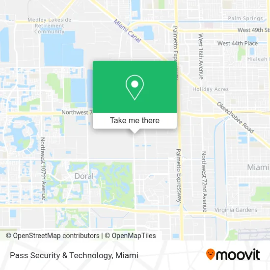Pass Security & Technology map