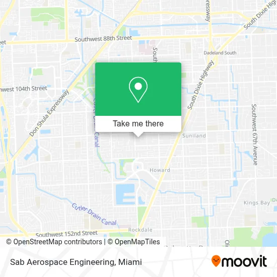 Sab Aerospace Engineering map