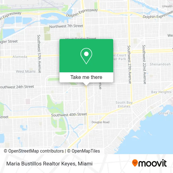 Maria Bustillos Realtor Keyes map