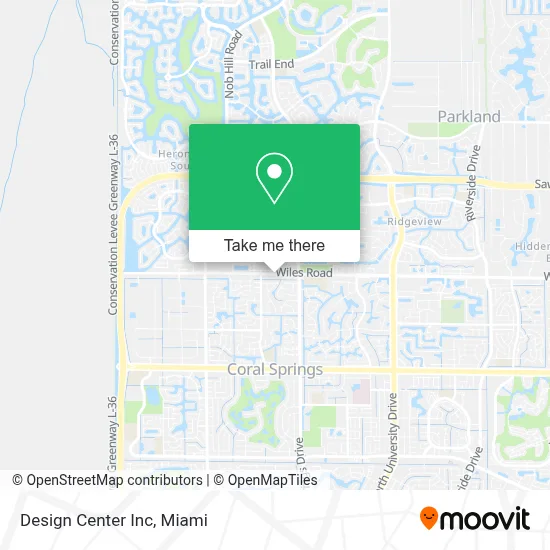 Design Center Inc map