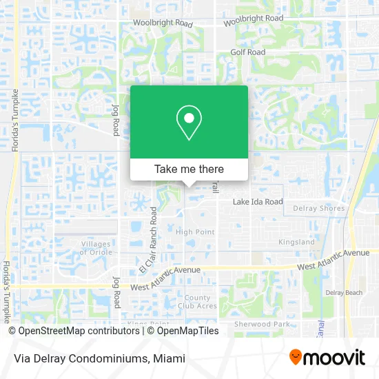 Via Delray Condominiums map