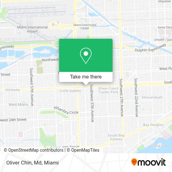 Oliver Chin, Md map