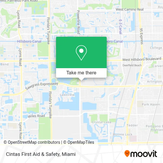 Cintas First Aid & Safety map