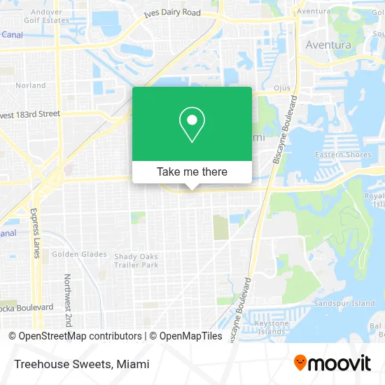 Treehouse Sweets map