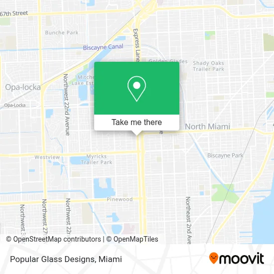 Popular Glass Designs map