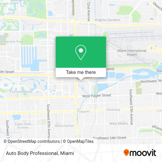 Auto Body Professional map