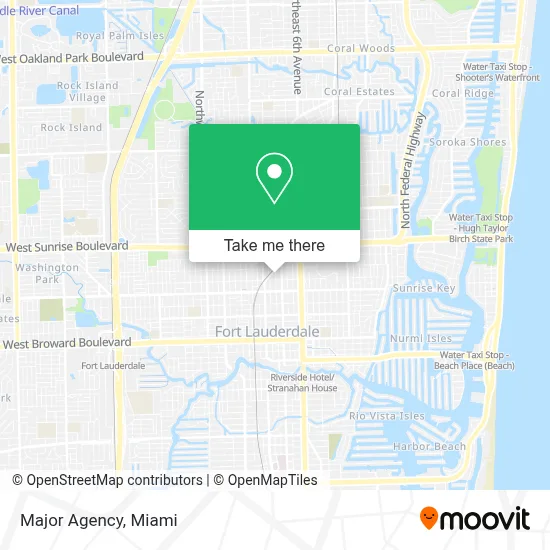 Major Agency map