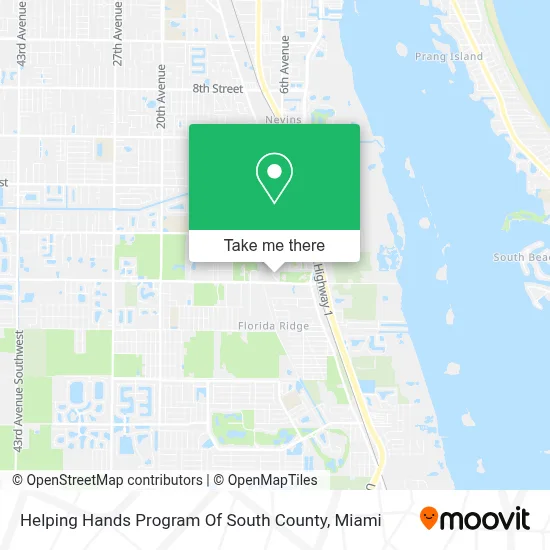 Helping Hands Program Of South County map