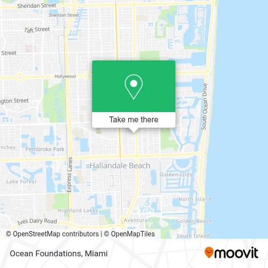 Ocean Foundations map