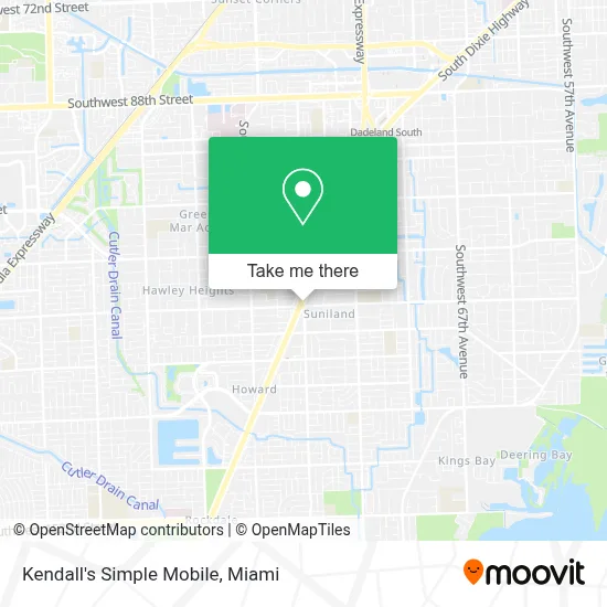 Kendall's Simple Mobile map