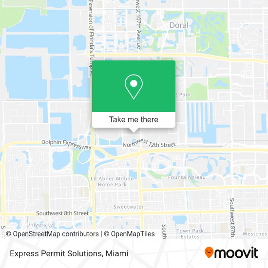 Express Permit Solutions map
