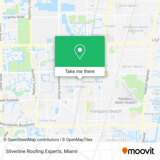 Silverline Roofing Experts map