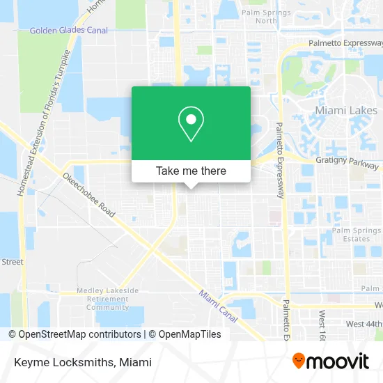 Keyme Locksmiths map
