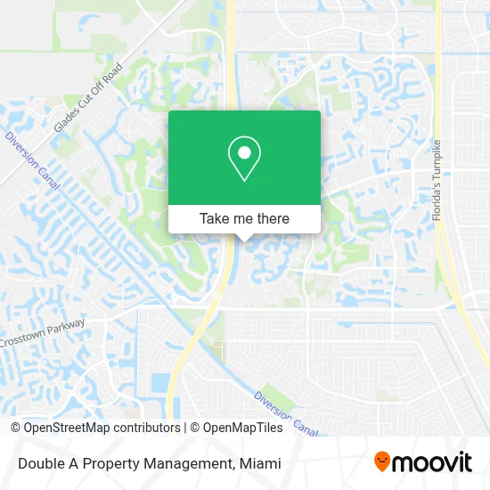 Double A Property Management map