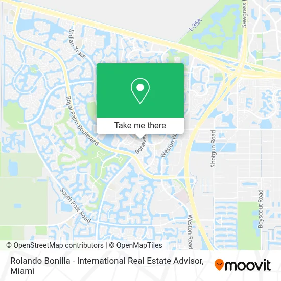 Rolando Bonilla - International Real Estate Advisor map