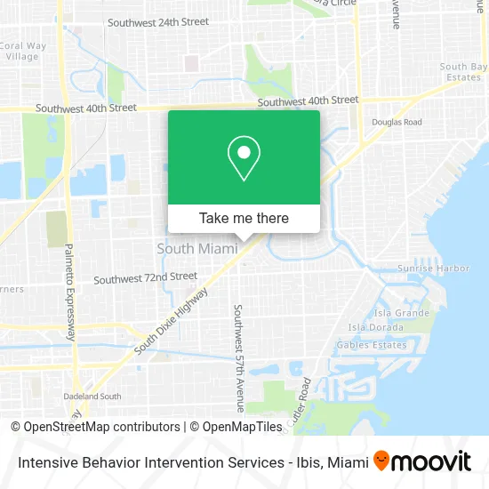 Intensive Behavior Intervention Services - Ibis map