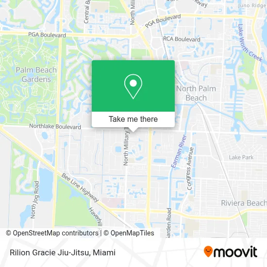 Rilion Gracie Jiu-Jitsu map