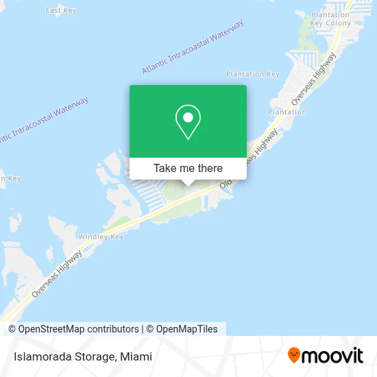 Islamorada Storage map