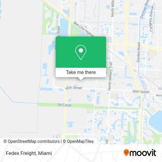 Fedex Freight map