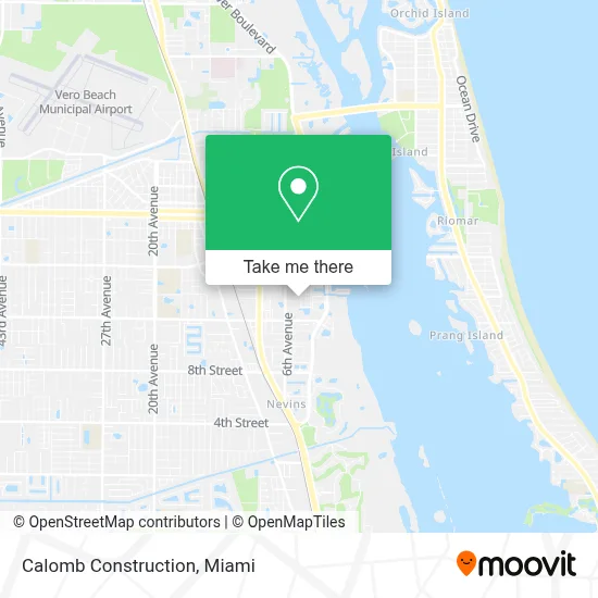 Calomb Construction map