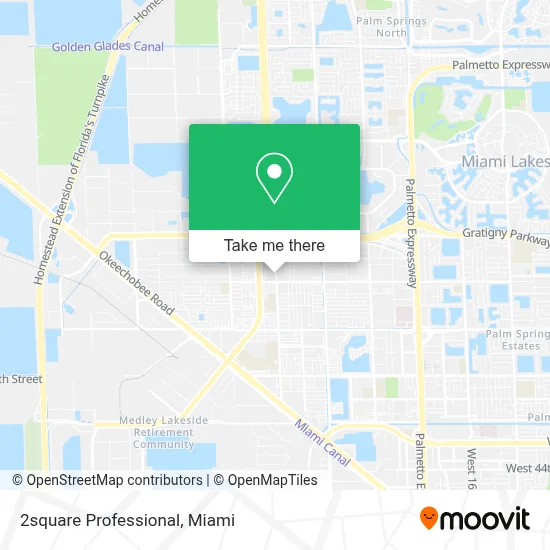 2square Professional map